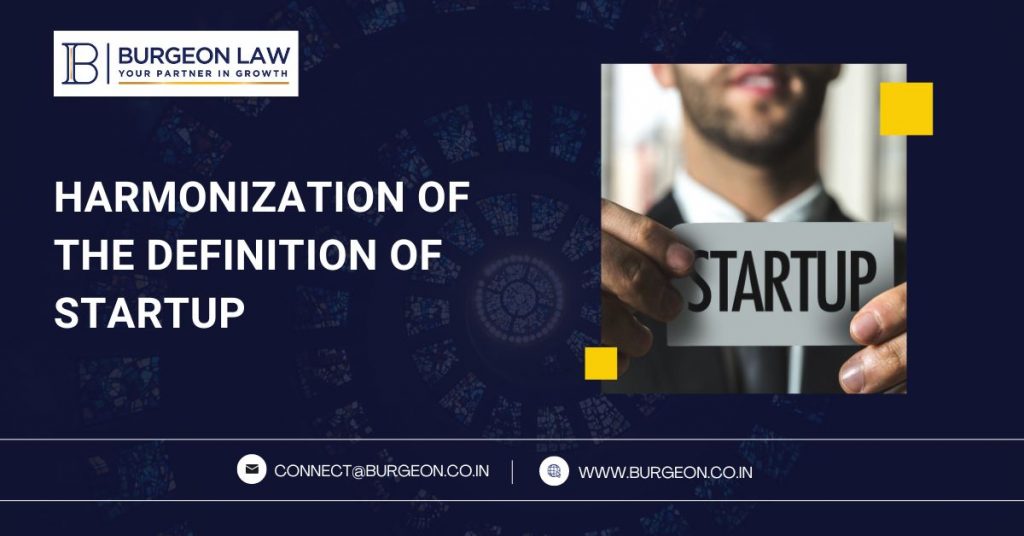 Harmonization Of The Definition Of Startup