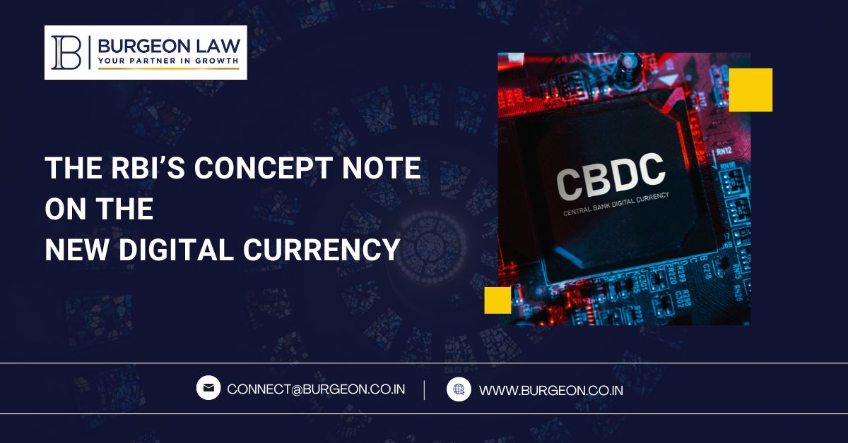 The Reserve Bank of India’s concept note on the new digital currency