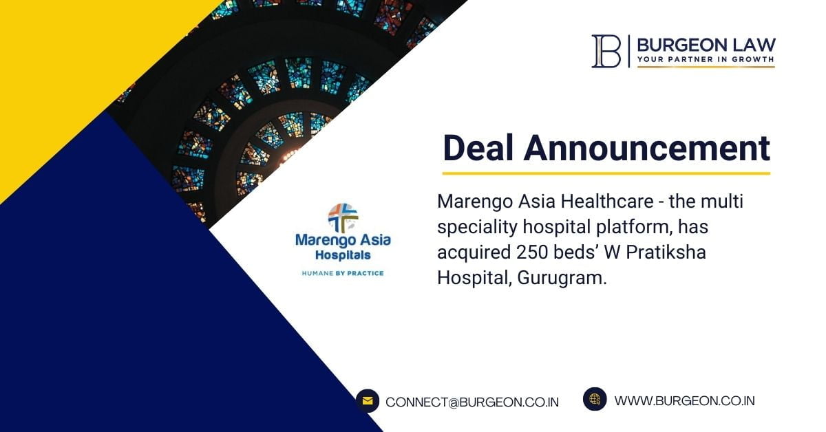 Marengo Asia Healthcare Acquires 250 Beds’ W Pratiksha Hospital in Gurugram