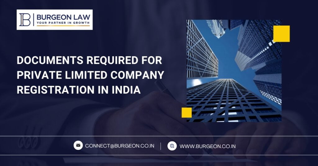 documents required for private limited company registration in india