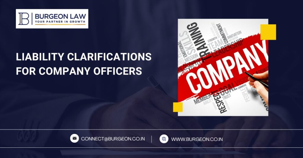 liability clarifications for company officers