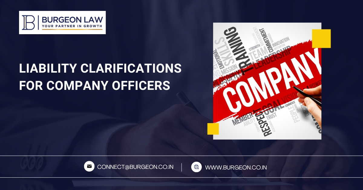 liability clarifications for company officers