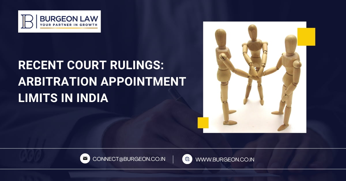 recent court rulings arbitration appointment limits in india