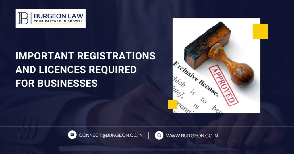 important registrations and licences required for businesses