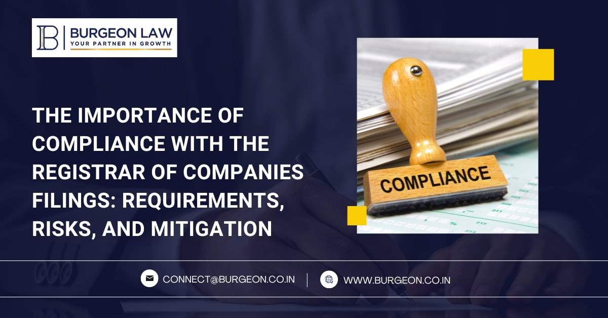 the importance of compliance with the registrar of companies filings requirements, risks, and mitigation